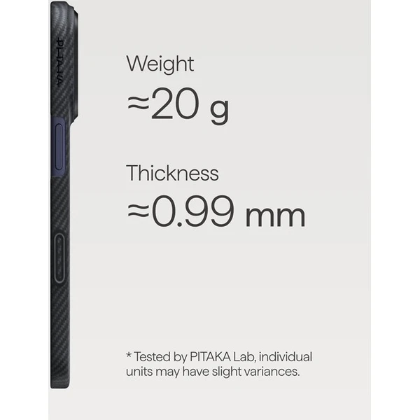 Pitaka Ultra-Slim Case MagSafe kryt iPhone 17 Pro Black/Grey - Puzdra - Obrázok 33621c48f5e045a4ba7271d0d9c6af0e