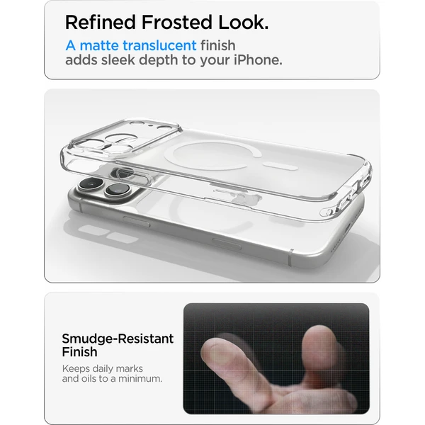 Spigen Ultra Hybrid MagSafe kryt iPhone 18 Pro Max/17 Pro Max frost white - Puzdra - Obrázok 337b52d08ff143ff96a232fbd147b4f7