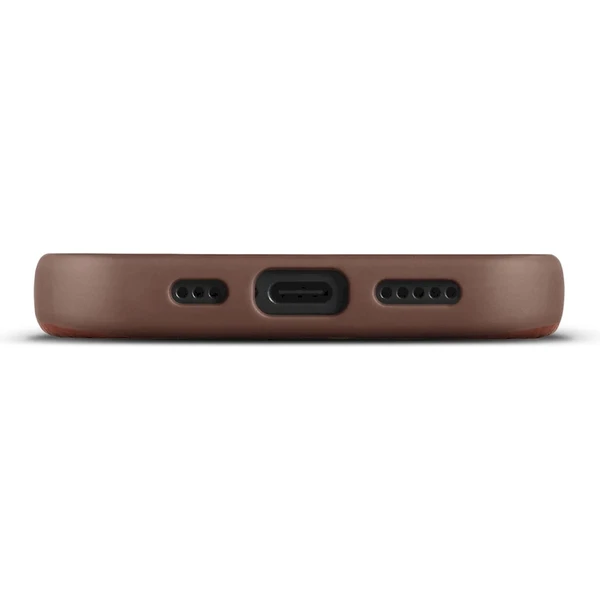 Woolnut MagSafe kožený kryt iPhone 16 Plus hnedý - Puzdra - Obrázok 3388000O01