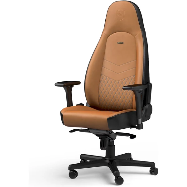noblechairs ICON Real Leather herná stolička béžovočierna - Stoličky - Hlavný obrázok