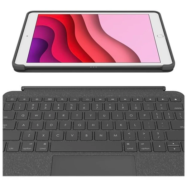 Logitech Combo Touch púzdro s CZ/SK klávesnicou a trackpadom iPad 10,2 čierne - Puzdra s klávesnicou - Obrázok 338C300401