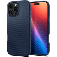 Spigen Liquid Air kryt iPhone 16 Pro navy blue - Puzdra