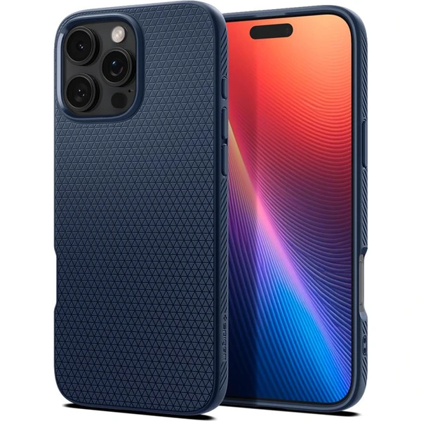 Spigen Liquid Air kryt iPhone 16 Pro navy blue - Puzdra - Hlavný obrázok