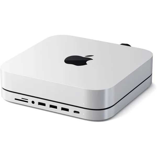 Satechi Aluminium Type-C Stand and Hub pre Mac Mini strieborný - USB huby - Obrázok 33CT000501