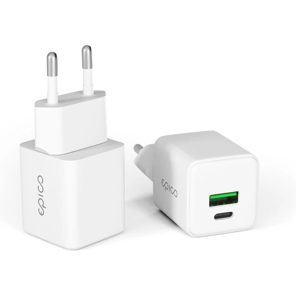 Epico UltraBoost GaN 20W sieťový adaptér EA20 biely - Nabíjačky - Hlavný obrázok