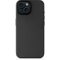 Epico Mag+ Leather Case iPhone 15 čierna - Puzdra
