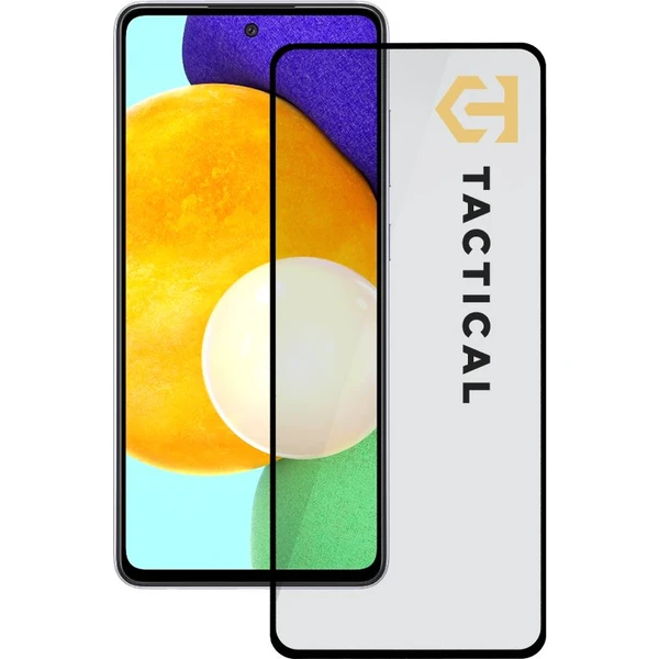 Tactical Glass Shield 5D sklo pre Samsung Galaxy A52/A52 5G/A52s/A53 čierne - Ochranné fólie a sklo - Hlavný obrázok