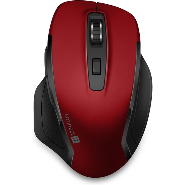 CONNECT IT Dual SmartSwitch bezdrôtová myš, USB-A + C (+1x AA batéria zadarmo) červená - Myši - Obrázok 33N0000P01