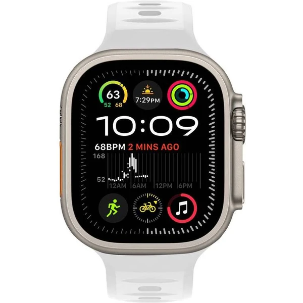 CubeNest Premium Silicon Band remienok Apple Watch 42-49 mm biely - Remienky - Obrázok 33UD000O01