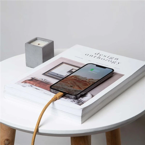 Native Union Belt Cable USB-C/Lightning napájací kábel 3m horčicový - Káble a redukcie - Obrázok 33V3000K01