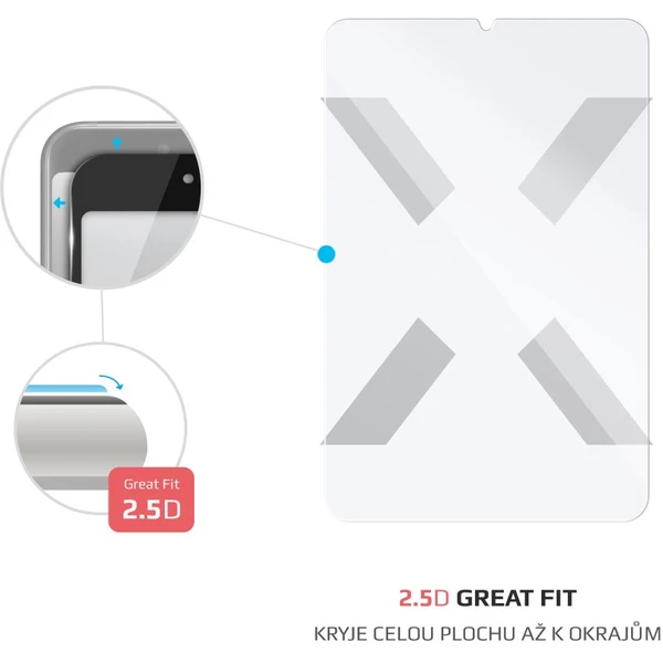 FIXED 2,5D tvrdené sklo Xiaomi Pad 8/8 Pro/7/7 Pro číre - Ochranné fólie a sklo - Obrázok 33W1000J01