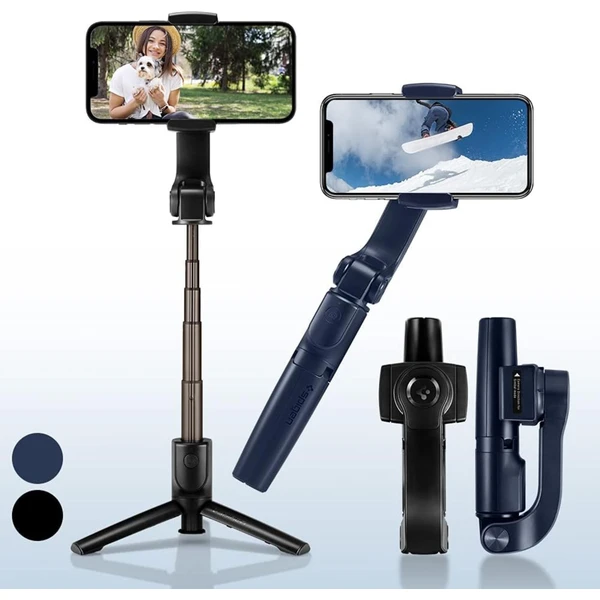 Spigen Gimbal SelfieStick S610W Tripod s Bluetooth ovládačom čierny - Držiaky - Obrázok 33WD000J01