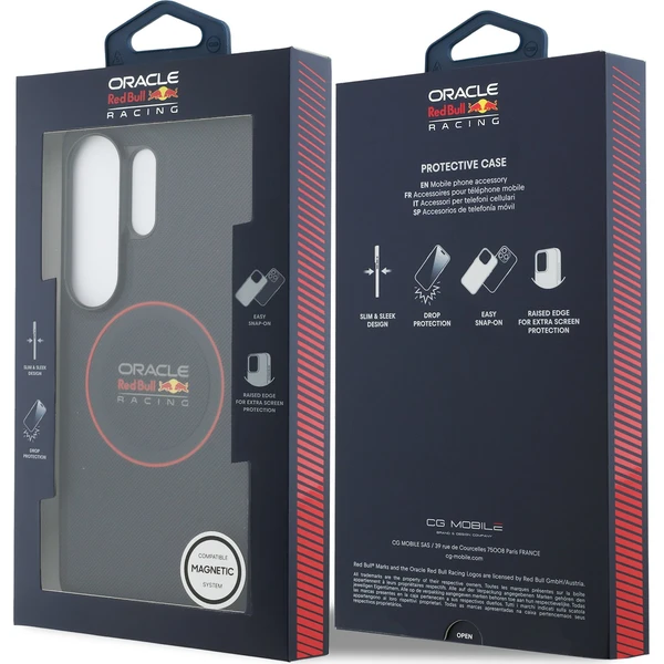 Oracle Red Bull Racing PU Leather Meshed Red Ring Magnetický kryt Samsung Galaxy S26 Ultra modrý - Puzdra - Obrázok 33cbe323026242a5b7374ae8d323b3da