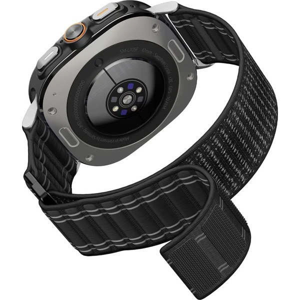 Spigen Fabric Band remienok (suchý zips) Samsung Galaxy Watch Ultra 47mm čierny - Remienky - Obrázok 33df79370cde43c7865084793fedf7e6