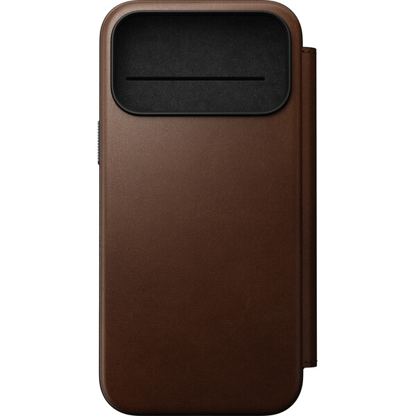 Nomad Modern Leather Folio MagSafe kožené puzdro iPhone 17 Pro Max/18 Pro Max Brown - Puzdra - Obrázok 33f5af17d40b4f27aa57f9f74dfe6cba