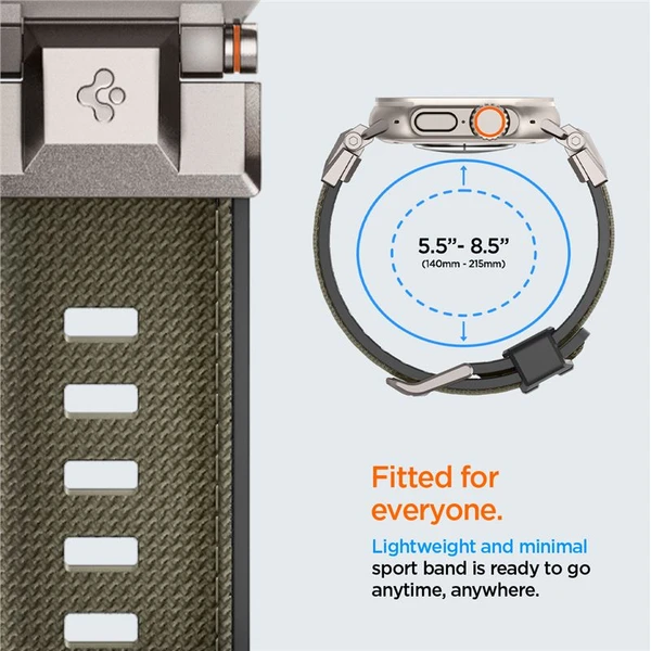 Spigen DuraPro Armor remienok Apple Watch Ultra 49/46/45/44/42mm tmavo zelený - Remienky - Obrázok 340e91178cee45ceb2a8a114dffc61df