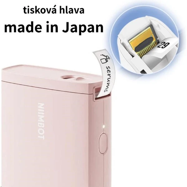 Niimbot tlačiareň štítkov D11-H Smart ružová + rolka štítkov 160 ks - Štítkovače - Obrázok 342ac3eba894438ebe2cabfba9b3e967