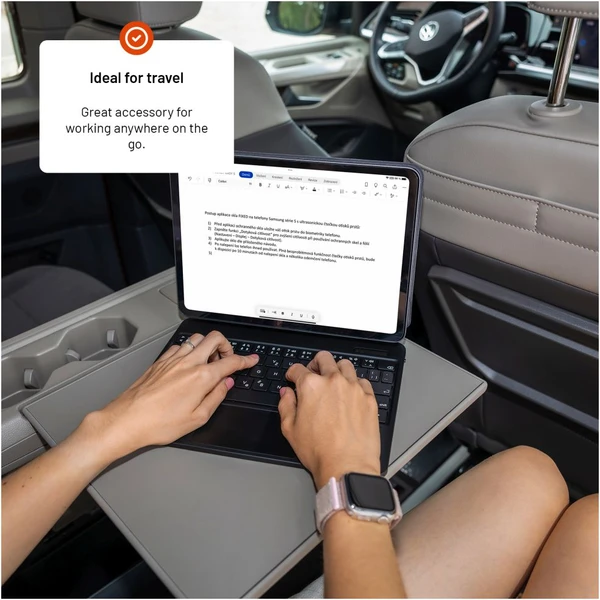 FIXED Typee puzdro s bezdrôtovou klávesnicou iPad Pro 11" (18-22)/iPad Air 11" (20-26), EN, čierna - Puzdra s klávesnicou - Obrázok 343ef436edfc457c8e3887dab3acc0ff