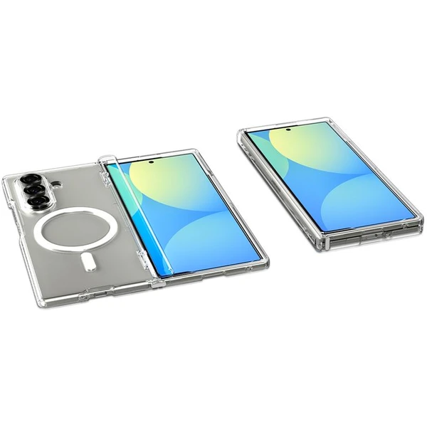 Spigen Ultra Hybrid Pre MagSafe kryt Samsung Galaxy Z Fold7 číry/biely - Puzdra - Obrázok 3452f3afa598406e97ad342802b302ca