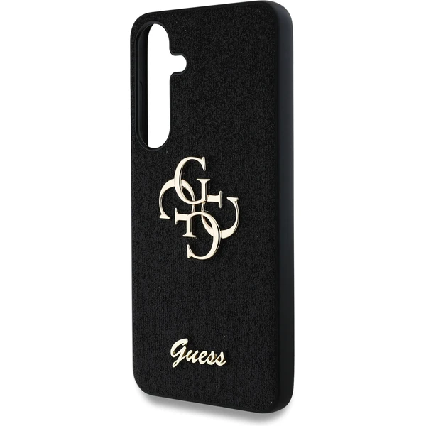 Guess PU Fixed Glitter 4G Metal Logo kryt Samsung Galaxy S25 čierny - Puzdra - Obrázok 3457ba3b7bb64070ab9ab185ee4c2c32