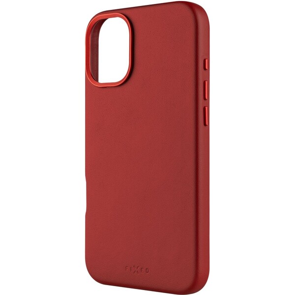 E-shop FIXED MagLeather kožený kryt s MagSafe Apple iPhone 16 Plus červený