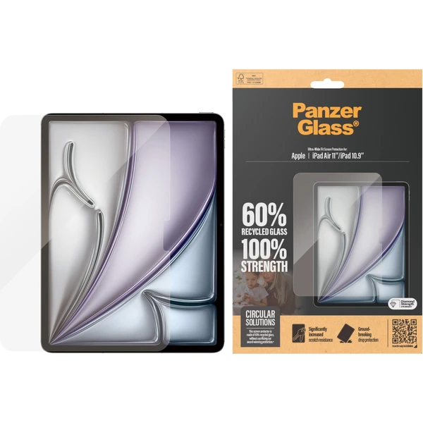 PanzerGlass Platinum tvrdené sklo iPad Air 11" (2024/2025)/iPad 10.9"/iPad 11" (2025) - Ochranné fólie a sklo - Obrázok 34CD000O01