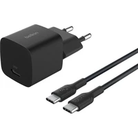 Belkin BOOST CHARGE™ 25W USB-C Power Delivery PPS nabíjačka, 1m USB-C/USB-C kábel čierna - Nabíjačky
