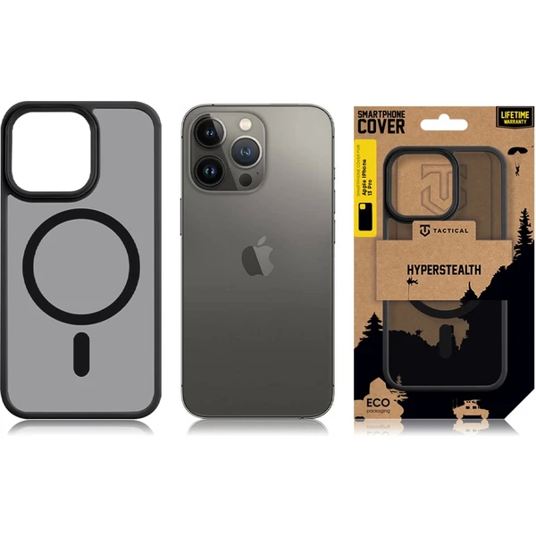 Tactical MagForce Hyperstealth kryt iPhone 13 Pro Asphalt - Puzdra - Obrázok 34G1000701