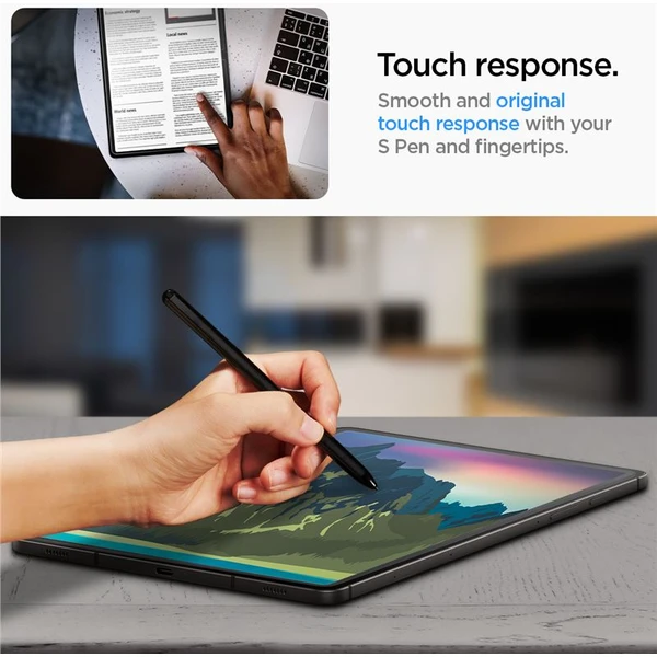 Spigen Glass tR EZ Fit 1 Pack tvrdené sklo Samsung Galaxy Tab S9 Ultra/Tab S10 Ultra - Ochranné fólie a sklo - Obrázok 34JA000601