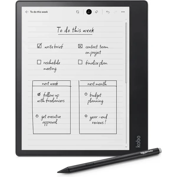 Kobo Elipsa 2E zápisník/čítačka čierna + stylus - Čítačky elektronických kníh - Hlavný obrázok