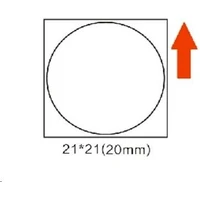 Niimbot štítky R 21x21mm 300ks Round pre B21, B3S, B1 biele - Pásky pre štítkovače