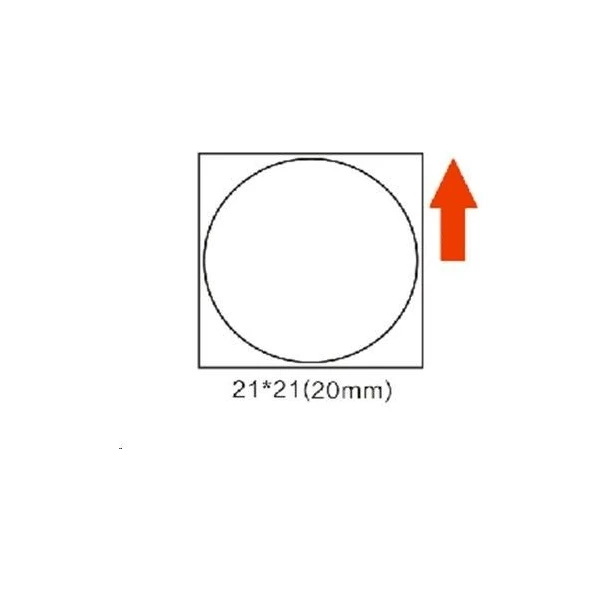 Niimbot štítky R 21x21mm 300ks Round pre B21, B3S, B1 biele - Pásky pre štítkovače - Hlavný obrázok