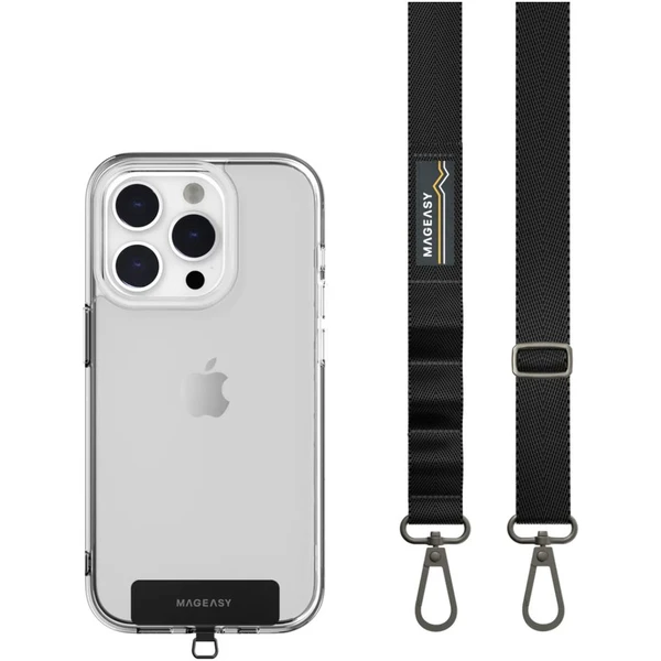 MagEasy popruh na krk 20mm Black - Popruhy - Hlavný obrázok
