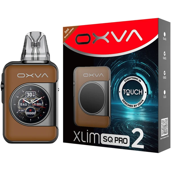 OXVA Xlim SQ Pro 2 Pod Kit Brown Leather - Elektronické cigerety - Obrázok 34bc5c10d7e44cdf9349f2deb4cad325