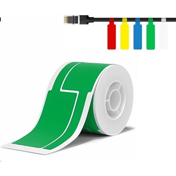 Niimbot štítky na káble T 25x76mm 200ks pre B21, B21S, B3, B1S zelené