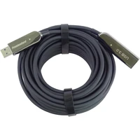 PremiumCord USB-A/USB-A predlžovací optický kábel 10m čierny - Káble a redukcie