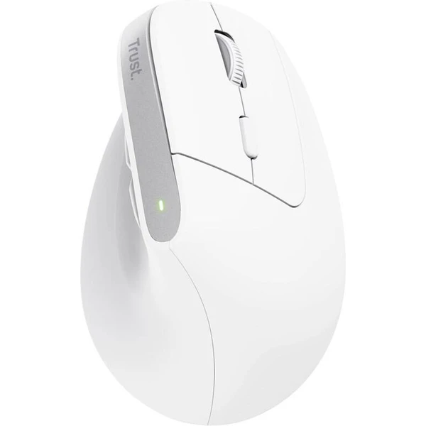 Trust BAYO+ bezdrôtová ergonomická myš biela - Myši - Hlavný obrázok