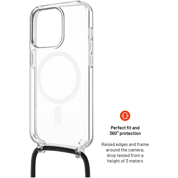 FIXED MagPure Neck kryt s čiernou šnúrkou na krk pre Apple iPhone 16 Pro Max - Puzdra - Obrázok 35310f84dd174e8c85b2ae1e5fcd742f