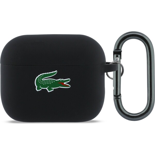 E-shop Lacoste Liquid Silicone Croc Logo puzdro AirPods Pro 3 čierne