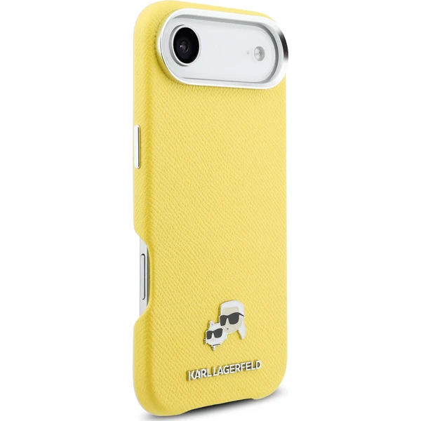 Karl Lagerfeld PU Karl and Choupette Hlavy Kolíky MagSafe kryt iPhone Air žltý - Puzdra - Obrázok 354bfb7b33434b178020561af31fe31c