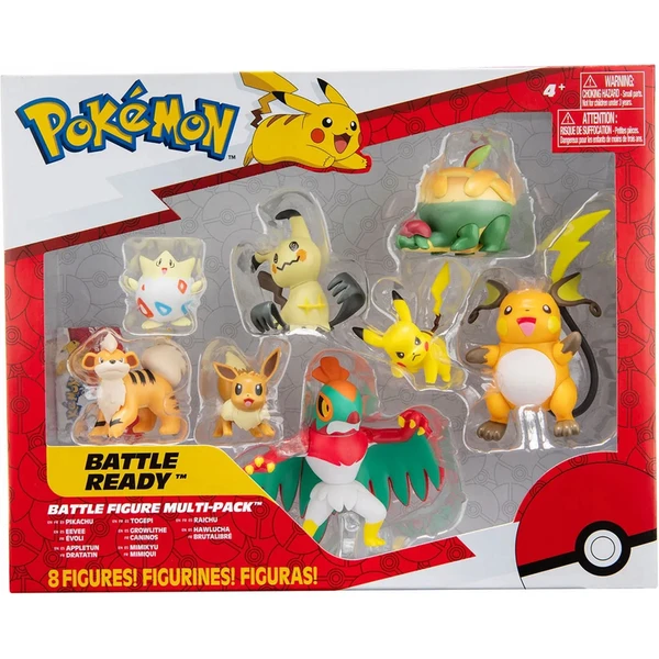 Pokémon sada 8 figúrok W8 - Figúrky - Hlavný obrázok