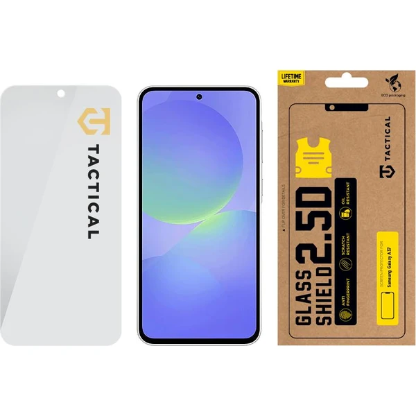 Taktický sklenený štít 2.5D sklo pre Samsung Galaxy A37 číre - Ochranné fólie a sklo - Obrázok 357aa3756e4a4af8814d47d6fde1df54