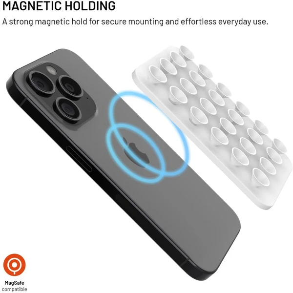FIXED MagMate MagSafe držiak s prísavkami biely - Držiaky - Obrázok 359e9f666cc94a08aed095b90186c402