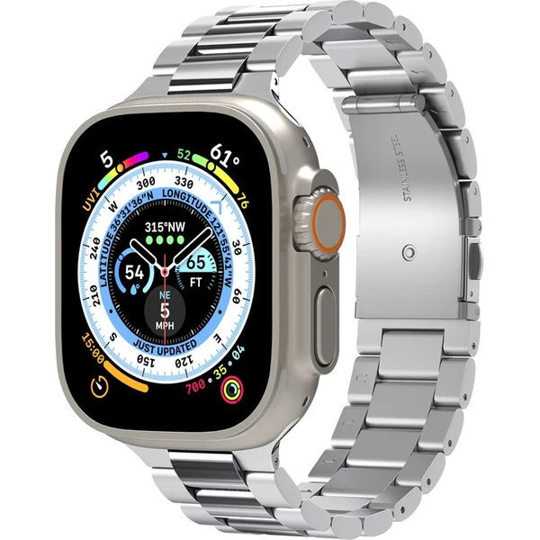 Spigen Modern Fit 316L remienok Apple Watch 49/45/44/42mm strieborný - Remienky - Obrázok 35D5000L01