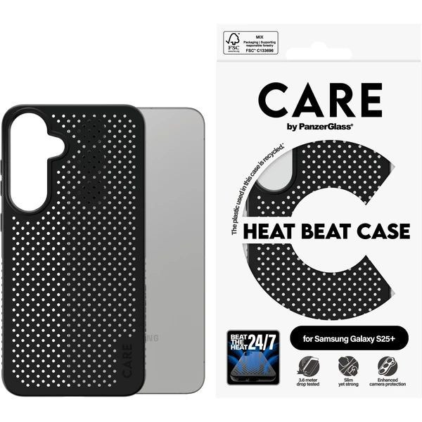 PanzerGlass® CARE kryt Samsung Galaxy S25+ Heat Beat - Puzdra - Obrázok 35FC000J01
