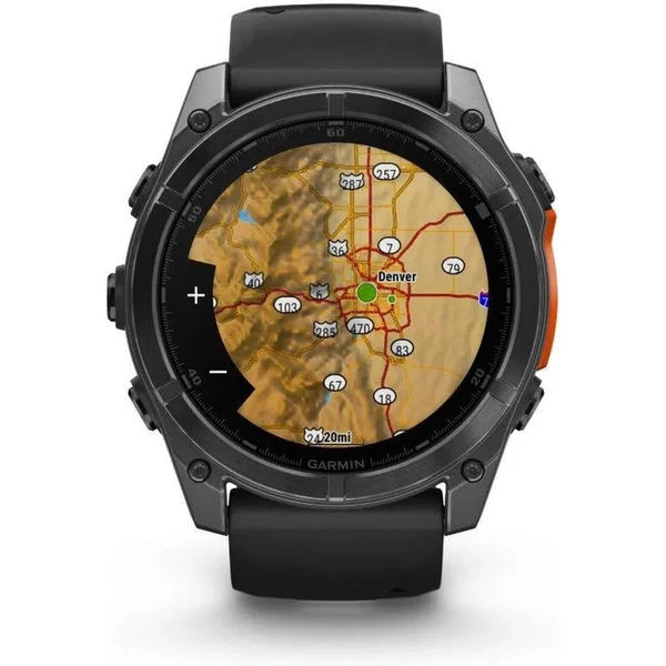 Garmin Fenix 8 AMOLED 51mm sivý/čierny remienok - Inteligentné hodinky - Obrázok 35J7000P01
