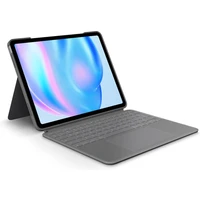 Logitech Combo Touch puzdro s US klávesnicou pre iPad Air 13' (M2) sivé - Puzdra s klávesnicou