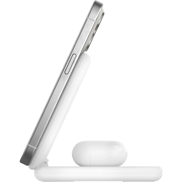 Belkin BOOST CHARGE Qi2 (MagSafe) 15W 2v1 skladacia nabíjačka biela - Nabíjačky - Obrázok 35S9000P01