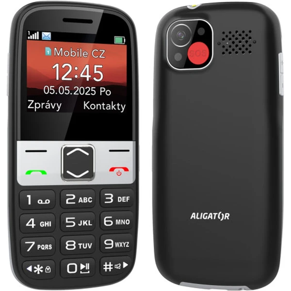 ALIGATOR A775 Senior + stolná nabíjačka čierny - Mobilné telefóny - Obrázok 35WG000J01