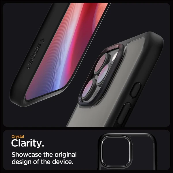 Spigen Ultra Hybrid kryt iPhone 16 Pro matte black - Puzdra - Obrázok 35b480eb996f4190be0371d338de4ab8